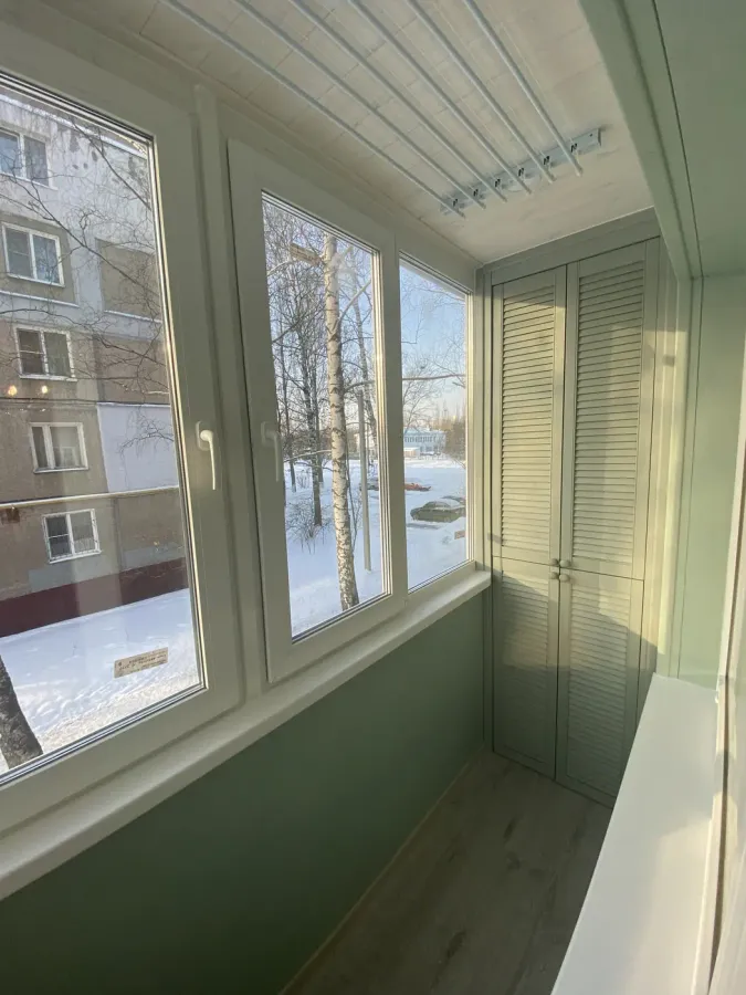 Дьяконова, 2к2: фото 3 — Крашеная вагонка шалфейного цвета